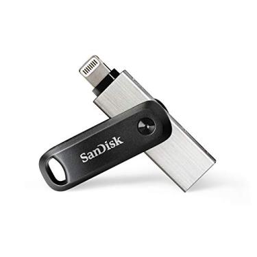 Imagem de Pendrive SanDisk 64GB iXpand Go SDIX60N-064G-GN6NN, para iPhone e iPad, preto