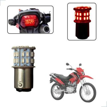 Imagem de Lâmpada Led Freio 2 Polo 1157 50 Leds Moto NXR 125 Bros