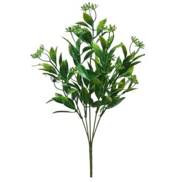 Imagem de Kit Com 5 Buquês De Fícus Planta Artificial Para Decoração Jardim Vertical E Muro Inglês