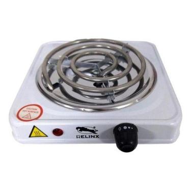 Imagem de Fogareiro Elétrico Portátil 1000w 1 Boca - 110v - FUTURO BRASIL, Branc