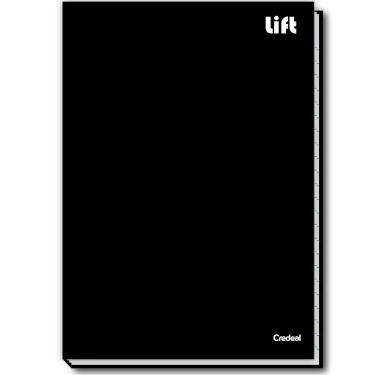 Imagem de Caderno Brochurão Capa Dura 1 Matéria - 48 Folhas - Lift Preto - Credeal
