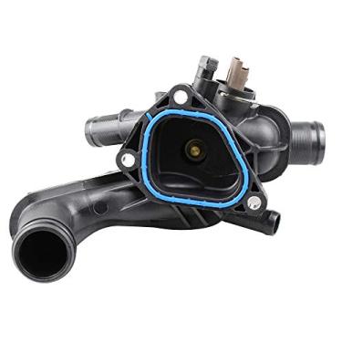 Imagem de MYSMOT Termostato e caixa de refrigeração do motor 902-812 com sensor de junta para Mini Cooper R55 R56 R57 2007-2013 Cooper Countryman 2011-2013, 11537534521 11538699290