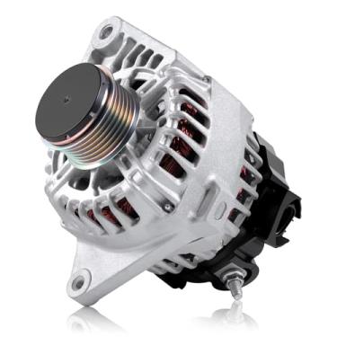 Imagem de Alternador 11610 90A 1.8L/2.0L compatível com Hyundai Elantra/Elantra GT/Elantra Coupe, Kia Soul/Forte/Forte5/Forte Koup 2011-2017 Substituição do alternador de alta saída 373002E200 Polia de