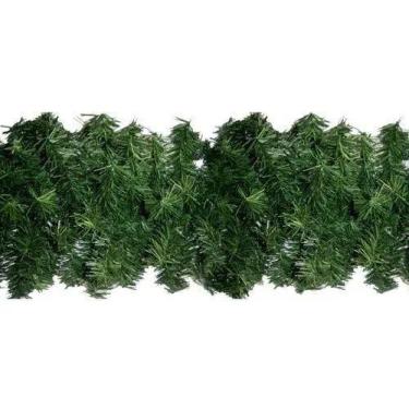 Imagem de Festão Aramado Cor Verde 240 Galhos 2.70 Metros Decoração Natal - Chib