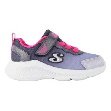 Imagem de Tênis Skechers Sole Swifters Cutie Walk Infantil - Cinza 21-Feminino