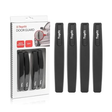 Imagem de ShowEv Protetor de borda de porta lateral de carro protetor de porta de carro para-choque protetor de tira anticolisão de porta de carro para carros universais, sedans, caminhões, SUV