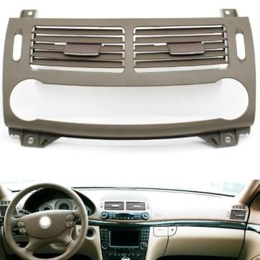 Imagem de Beige,TPUIZUS 1 Pcs Carro Painel De Instrumentos Dianteiro Central Ar Condicionado Ventilador Grade Painel Médio Ventilação Tampa Do Quadro De Saída para Mercedes Benz E Class W211 2003-2008
