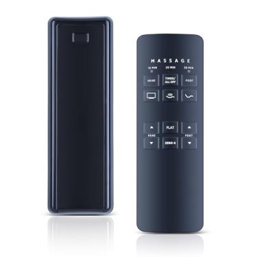 Imagem de Substituição de controle remoto de cama ajustável RF258B compatível com Beautyrest SmartMotion 2.0 Serta Motion Plus Ergomotion Massage TEMPUR-Pedic JLDK.27.03.06 RF258B