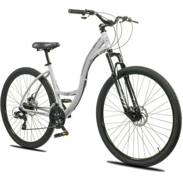 Imagem de Bicicleta Aro 29 South Curving 700 Vintage Retro 21v Câmbios Shimano Branco