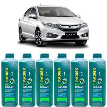 Imagem de Kit aditivo radiador bio coolant pronto para uso verde - honda city - 