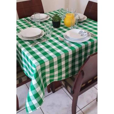 Imagem de Toalha De Mesa Xadrez Italiana 8 Lugares Restaurante Cantina