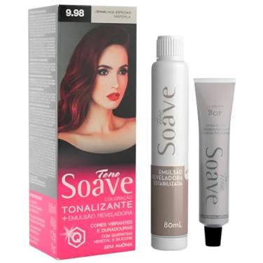 Imagem de Coloração Capilar Tonalizante Sem Amônia Tono Soave Capelli (9.98 Marsala)