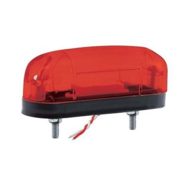 Imagem de Lanterna De Placa Universal Vermelha - PRADOLUX