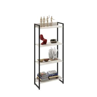 Imagem de Estante Multiuso Para Escritório Industrial 04 Prateleiras Areta 145x6