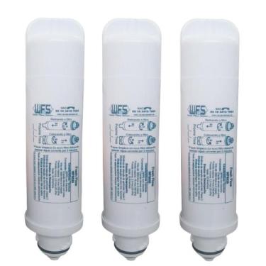 Imagem de Kit 3 Refil Filtro Purificador Água Midea Sensia E Liva - WFS
