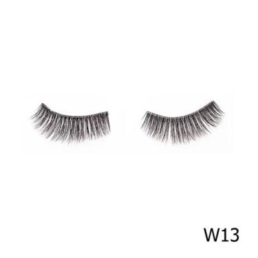 Imagem de Cílios Postiços 6D Efeito Natural 5 Pares  Real Love, W13