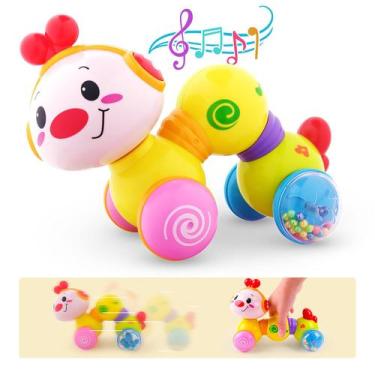 Imagem de Brinquedo para bebês Vanmor Musical Crawling Inchworm 6-12 meses