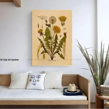 Imagem de Pôster Vintage De Flores Botânicas DIY Para Decoração De Quarto, Casa,
