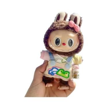 Imagem de Boneco De Pelúcia Kawaii Tubarão De 17cm, Roupa De Boneca Labubu, Mini