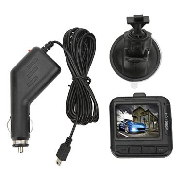 Imagem de QANYEGN Dash Cam, gravador de condução de carro 1080p, gravador de câmera de tela de tela de 1,6 polegada para assistência de estacionamento, acidente
