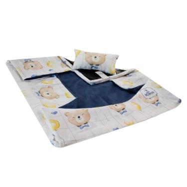 Imagem de Capa De Cama Pet Trend Touch Mileva SEM ENCHIMENTO C/Zíper Lavável Coleção - Ursinhos (60x60 cm, Ursinho Soninho)