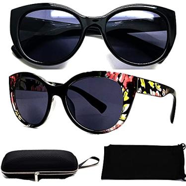 Imagem de Óculos de sol bifocais óculos de leitura femininos designer moda retrô (2 pares) força 1,5 2,0 2,5 3,0, Preto/tartaruga, 1.75