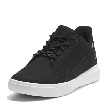 Imagem de Timberland Allston Mid Tênis masculino com cadarço, Nobuck preto, 11 Wide