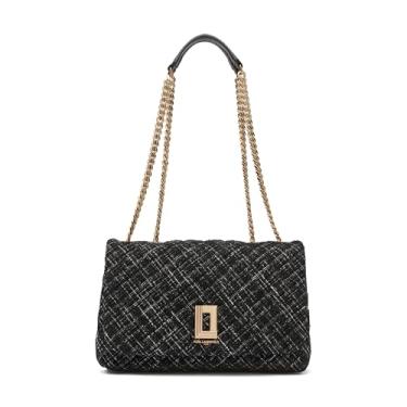 Imagem de Karl Lagerfeld Bolsa de ombro Paris Lafayette, preta/dourada