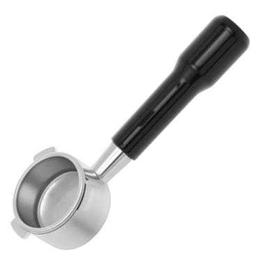 Imagem de Filtro portátil sem fundo de 54 mm com cesta de filtro, filtro de café expresso de aço inoxidável com alça de plástico, tela de disco para barista profissional iniciante, acessórios de café expresso