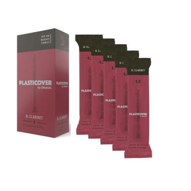 Imagem de Kit C/5 Palheta Clarinete Plasticover 1.5 Rrp05Bcl150