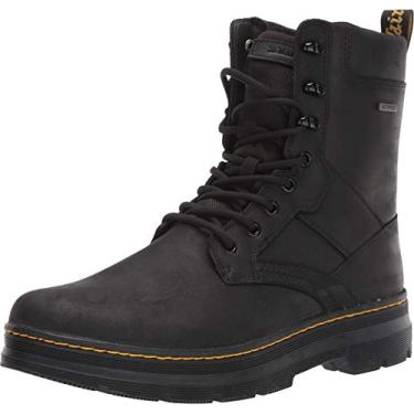 Imagem de Dr. Martens Bota fashion unissex Iowa Wp, Preto República Wp e Preto Poliéster Extra Resistente, 5 Women/4 Men
