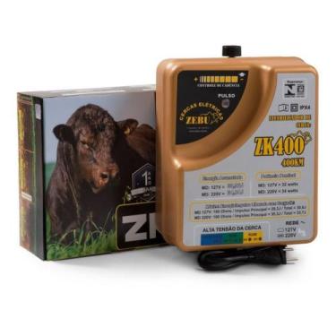 Imagem de Eletrificador Rural Cerca Elétrica Zebu ZK400 34,84 Joules 400km, 220V