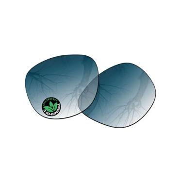 Imagem de Raydi Lentes de reposição de policarbonato para óculos de sol RayBan Meta Wayfarer RW4008 53 mm - matiz gradiente azul - não polarizado