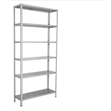 Imagem de Prateleira Em Aço 6 Bandejas 90 Cm -Linha Leve