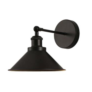 Imagem de Luminária de parede vintage Luminária de parede interna ajustável Retro Industrial Abajur de metal Abajur de cabeceira E27 Ângulo ajustável Lâmpada de cama para quarto Sala de estar Corredor