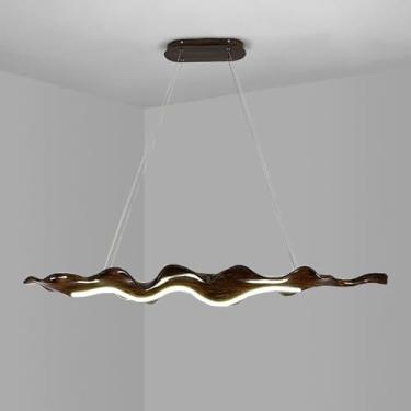 Imagem de Lustre de Led Vintage Iluminação Mesa de Jantar Luz Pendente Estilo Japonês Wabi-sabi Luz Pendente para Cozinha Ilha Sala de Estar Quarto Cabeceira Sala de Jantar Corredor Luminária de Teto