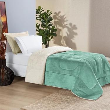 Imagem de Coberdrom Solteiro Sherpa e Manta Everest 01 Peça Alecrim