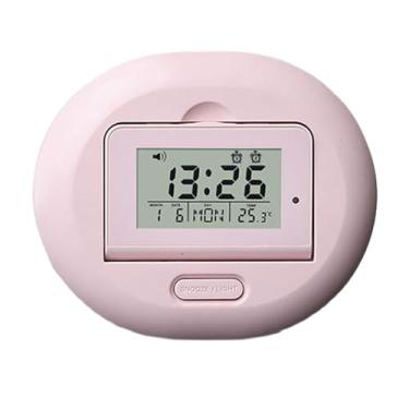 Imagem de Despertadores digitais, visor de LED, despertador digital vibratório para quarto | Equipamento de cronometragem com 3 modos para estudantes, meninas, meninos, adolescentes, jovens, homens, amigos