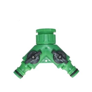 Imagem de Conexão Y com 2 Saídas Para Conector Engate Rápido De Torneira de Jard