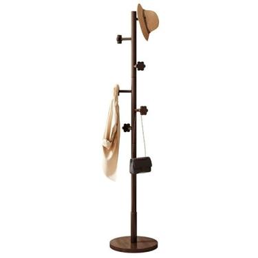 Imagem de Cabide de pé cabide cabide cabide de madeira maciça cabide para sala de estar cabide para quarto de casa cabide vertical para roupa cabide para quarto cabide para pendurar em e