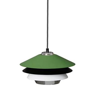 Imagem de YQSLQZZ Lustre de sala de jantar, luminária pendente de vidro industrial vintage, luzes de teto suspensas acima da mesa de jantar, altura ajustável, luz E14*1, para barra de pia de corredor