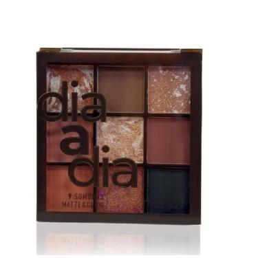 Imagem de Paleta de sombras 09 cores dia a dia mahav