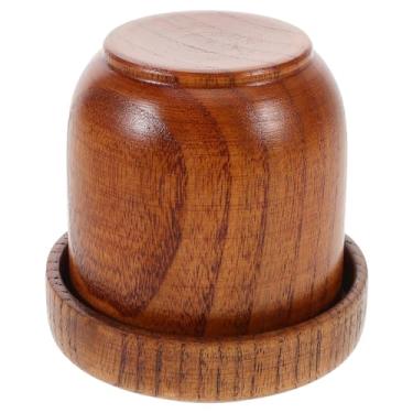 Imagem de ibasenice Dices Shaker Cup Solid Wood Dice Cup with Lid for Ktv Bars and Parties Includes Game Dices Gaming Accessory for Board Games and Entertainment