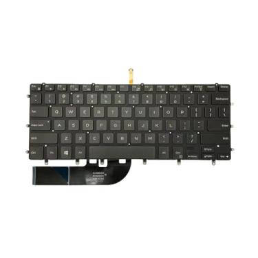 Imagem de Teclado de substituição com layout US retroiluminado para Dell XPS 15 9550 9560 9570, Precision 5510 5520 5530 5540 e inspiron 15 7558 7568 P/N: 0G02BF 0VC22N 0GDT9F