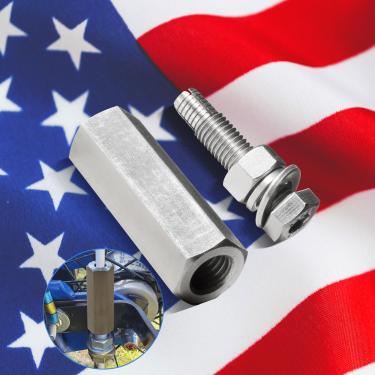 Imagem de Suporte de mastro de bandeira de liberação rápida - Suporte de bandeira de aço inoxidável para mastro de 1,6 cm - Suporte de mastro de bandeira UTV resistente ao clima ao ar livre, quadriciclo