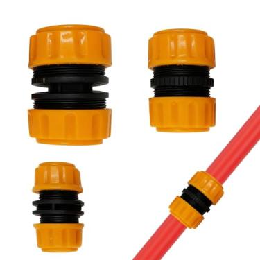 Imagem de YAFIYGI Kit de reparo de mangueira de jardim 3/4 polegadas ou 5/8 "e 1/5.1 cm e 2.5 cm e 2.5 cm e 2.5 cm kits de conectores de emenda para mangueira de água remendo à prova de vazamento e acessórios