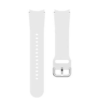 Imagem de Pulseira Branca Flexível Compatível SAM Watch 6 Textura Suave