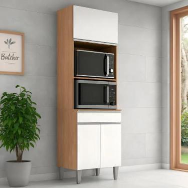 Imagem de Armário Paneleiro Duplo Torre Quente 2 Portas Andreia AJL - AJL MÓVEIS