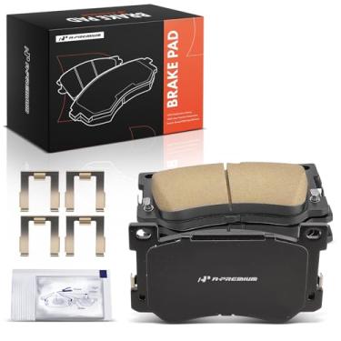 Imagem de A-Premium Conjunto de pastilhas de freio a disco de cerâmica frontal compatível com modelos Genesis e Kia - G90 2017-2020, K900 2019-2020, 4 peças