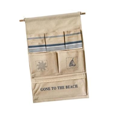Imagem de ＫＬＫＣＭＳ Bolsa organizadora de parede, bolsa de armazenamento para porta com bolsos, organizador de armazenamento montado na parede, prateleiras suspensas para
